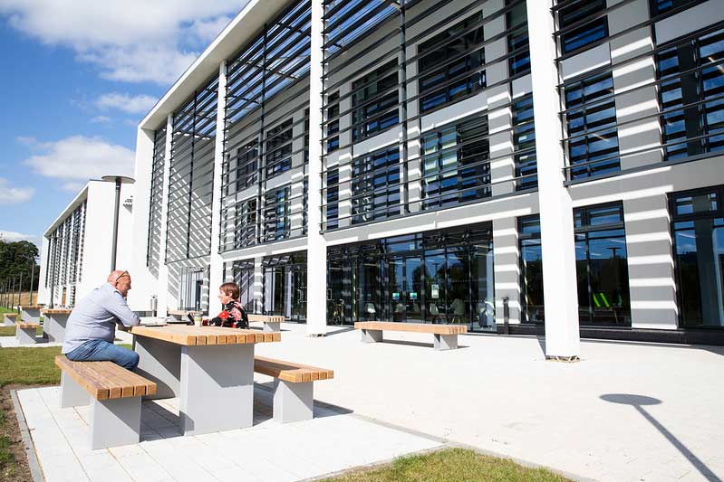 Benches Outside Innovation Centre