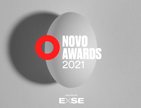 NOVO awards 2021 Hosted By EXSE Graphic