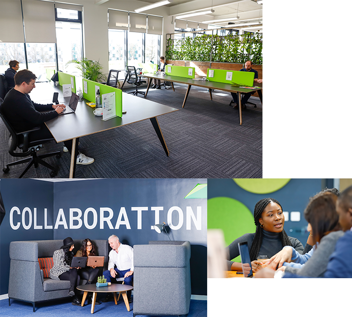 Coworking collage